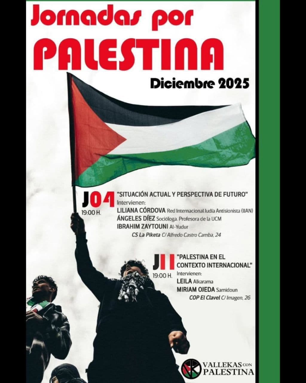 Jornadas por PALESTINA / 4 December