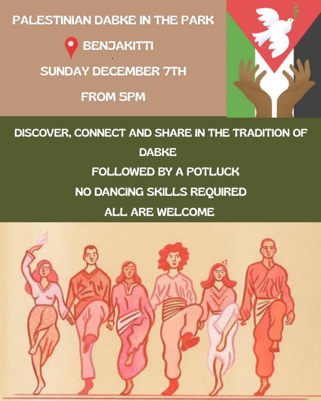 PALESTINIAN DABKE IN THE PARK