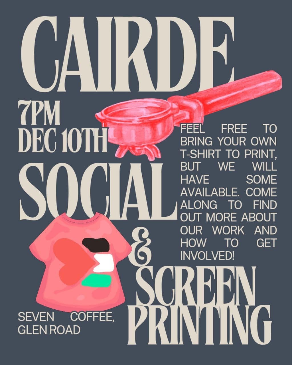 CAIRDE SOCIAL & SCREEN PRINTING