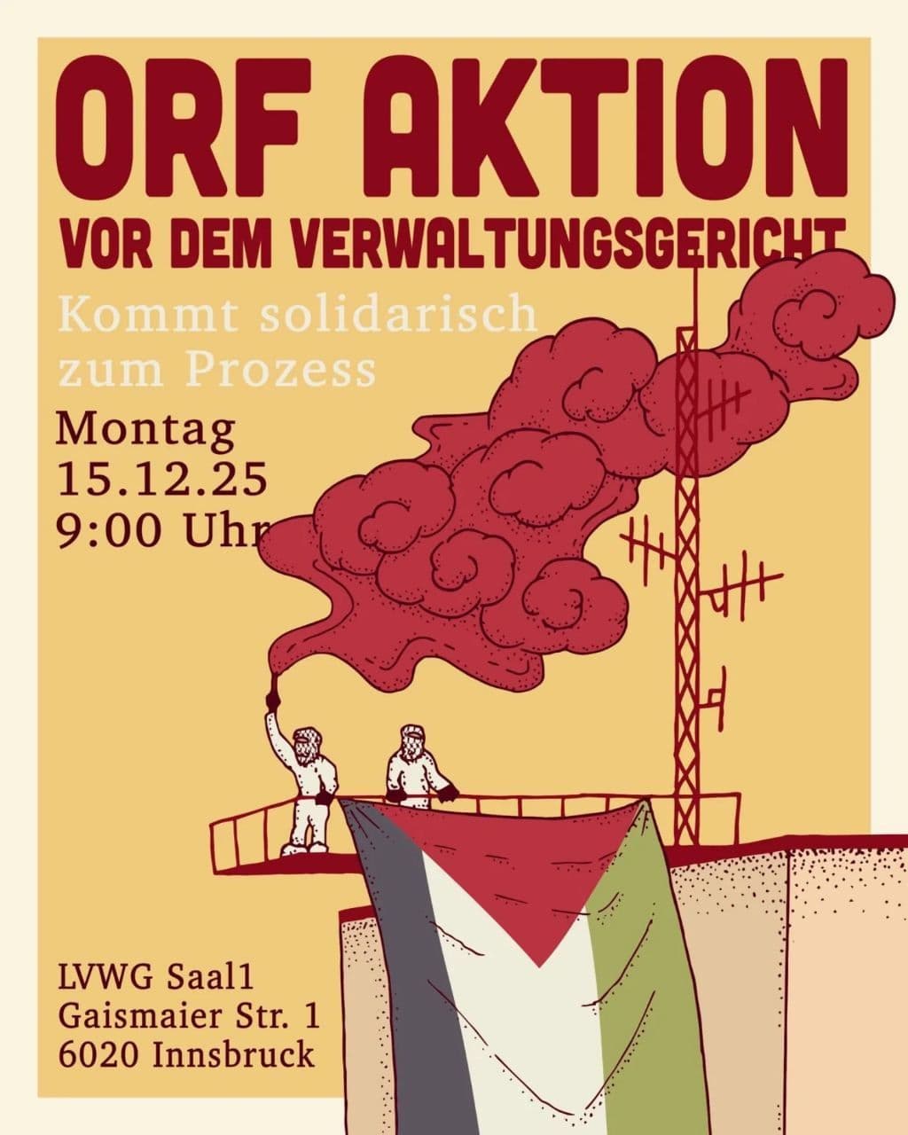 ORF AKTION VOR DEM VERWALTUNGSGERICHT