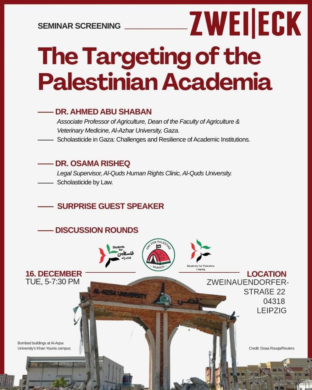 The Targeting of the Palestinian Academia