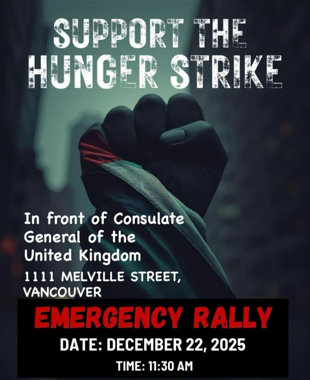 SUPPORT THE HUNGER STRIKE
