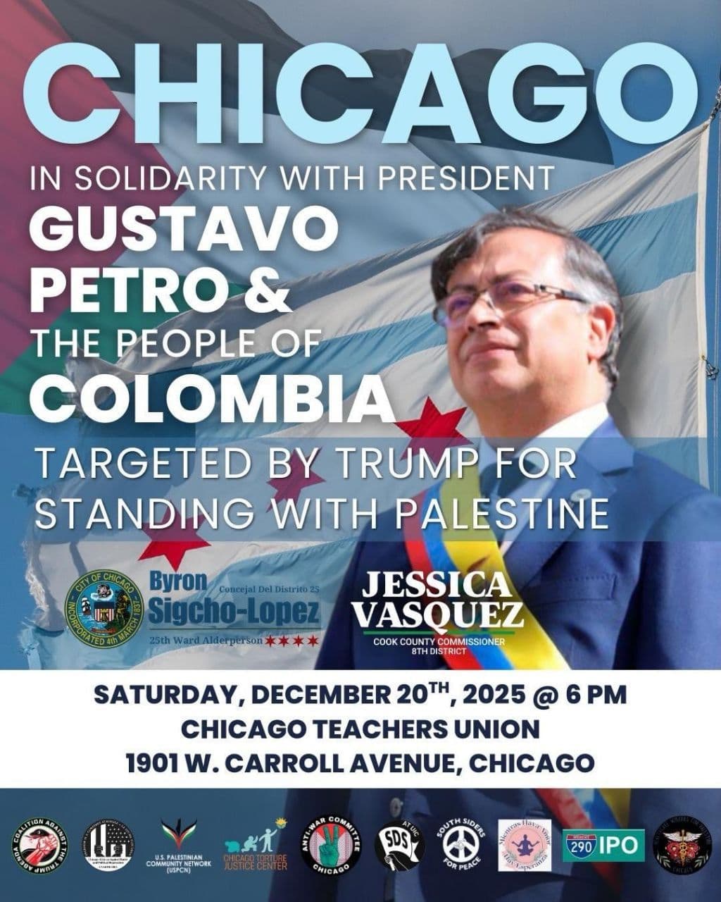 IN SOLIDARITY WITH PRESIDENT GUSTAVO PETRO & THE PEOPLE OF COLOMBIA