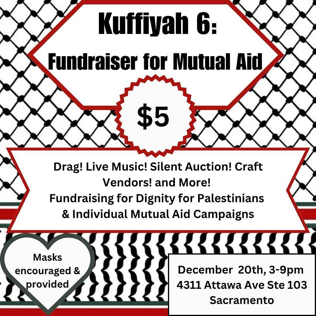 Kuffiyah 6: Fundraiser for Mutual Aid