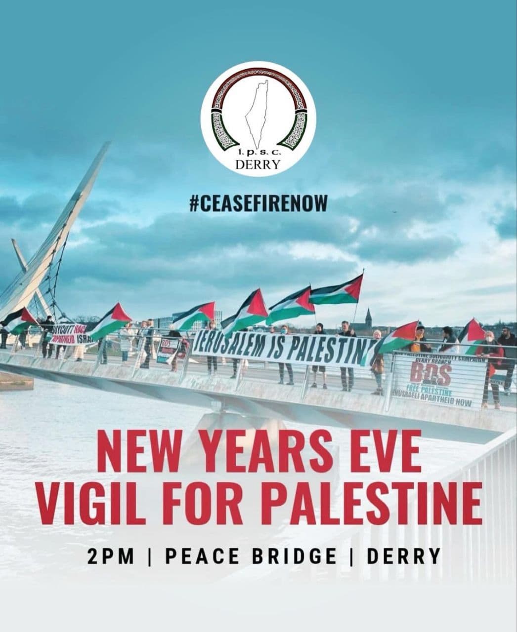 NEW YEARS EVE VIGIL FOR PALESTINE