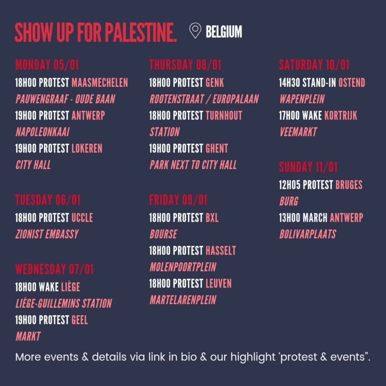 SHOW UP FOR PALESTINE / Antwerp