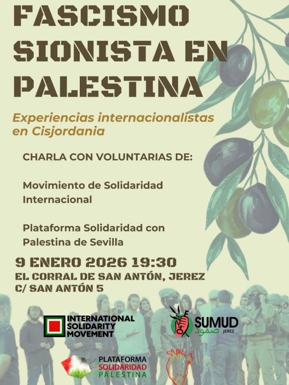 FASCISMO SIONISTA EN PALESTINA / Jerez de la Frontera