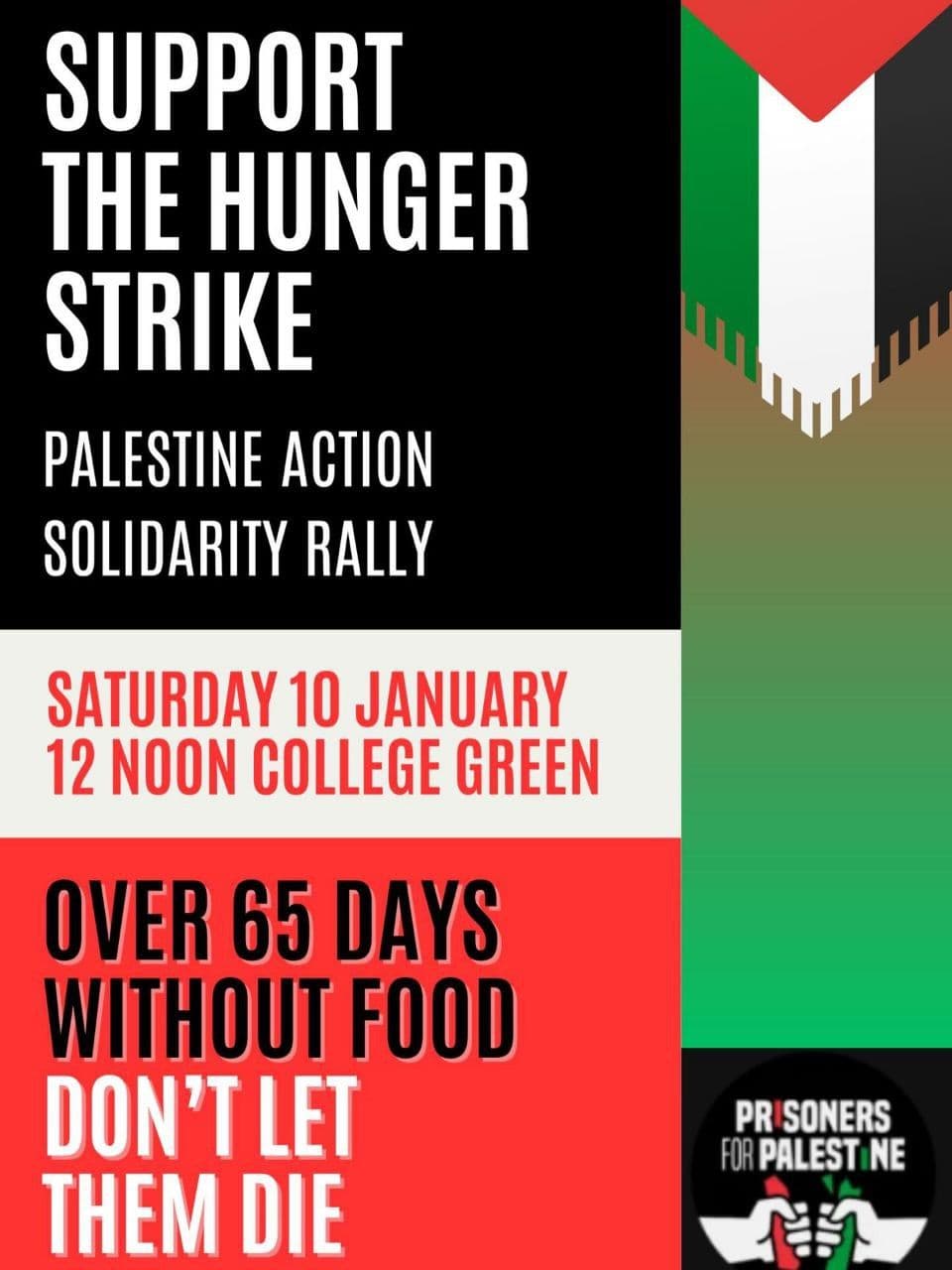 SUPPORT THE HUNGER STRIKE