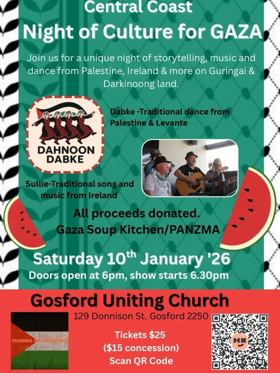 Central Coast Night of Culture for GAZA