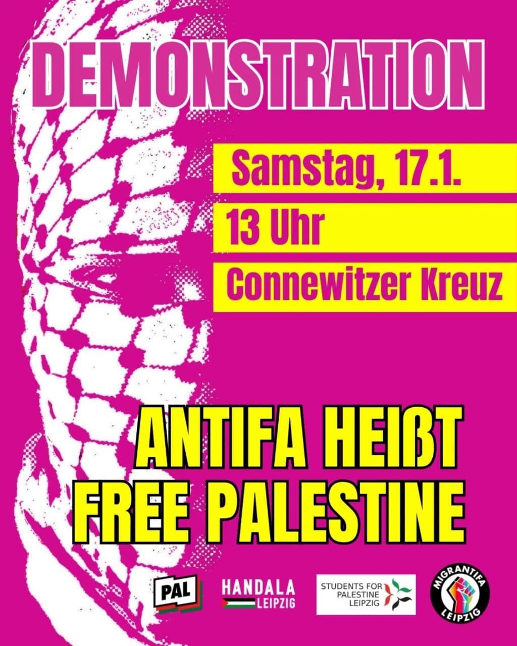 ANTIFA HEIßT FREE PALESTINE