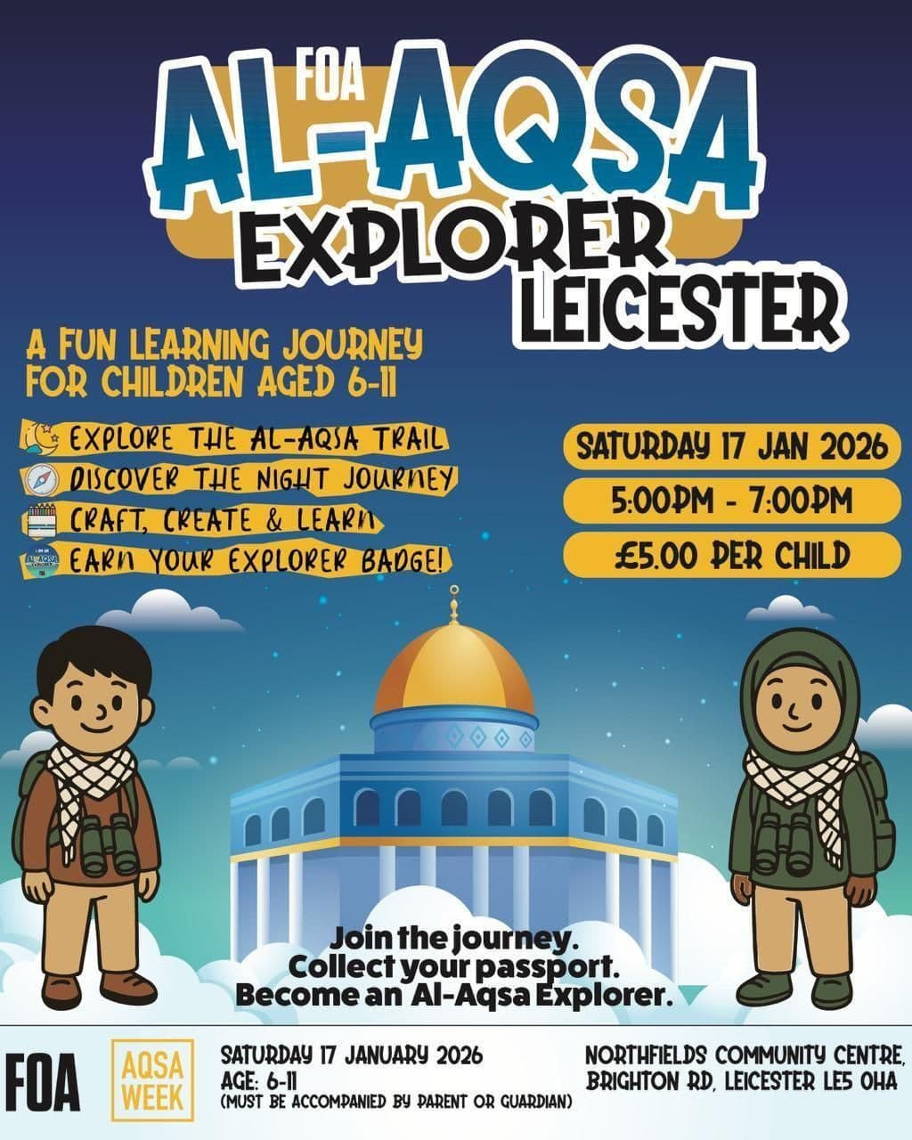 AL"AQSA FOA EXPLORER LEICESTER