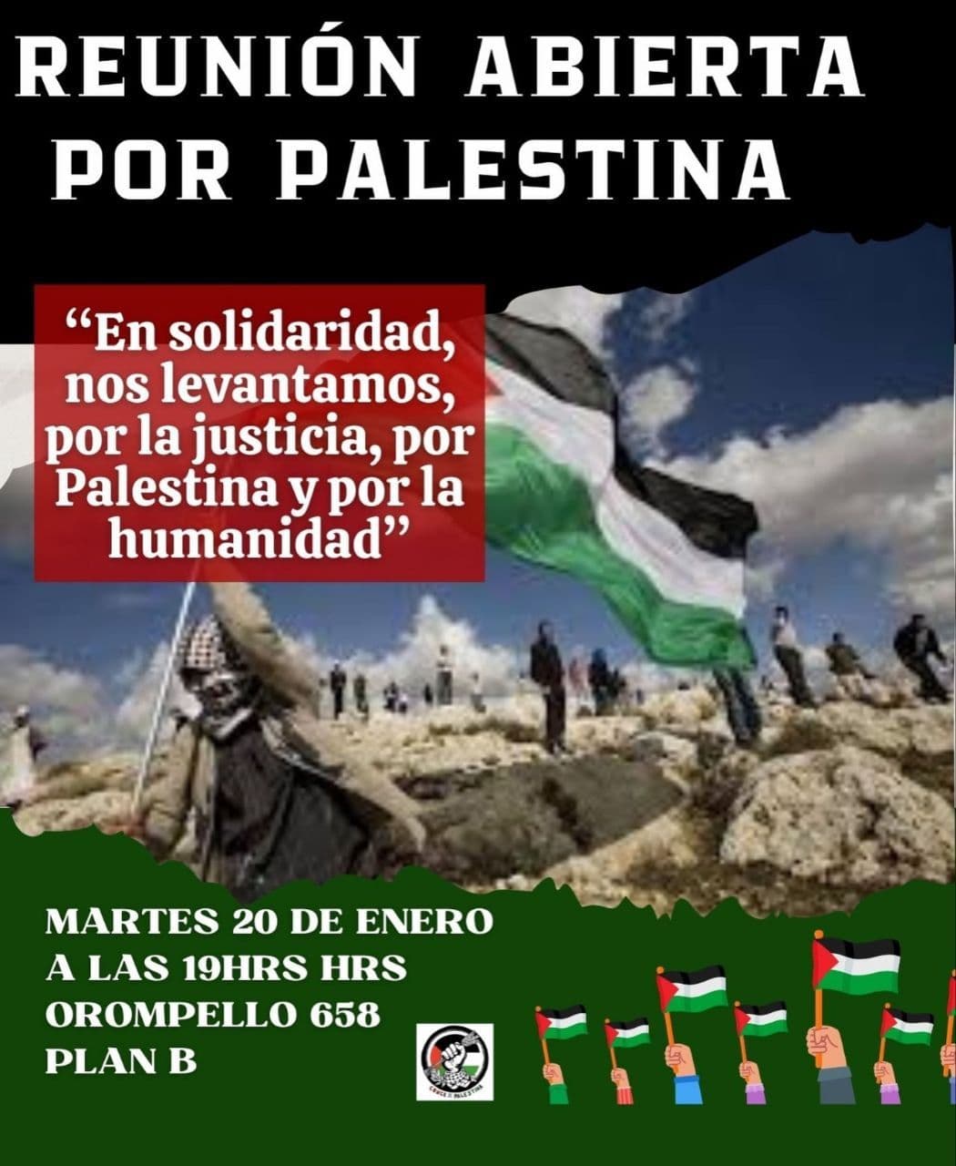 REUNIÓN ABIERTA POR PALESTINA