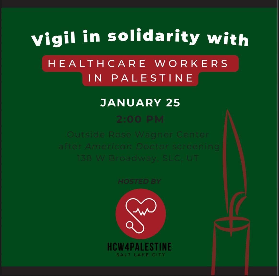 Vigil in solidarity with