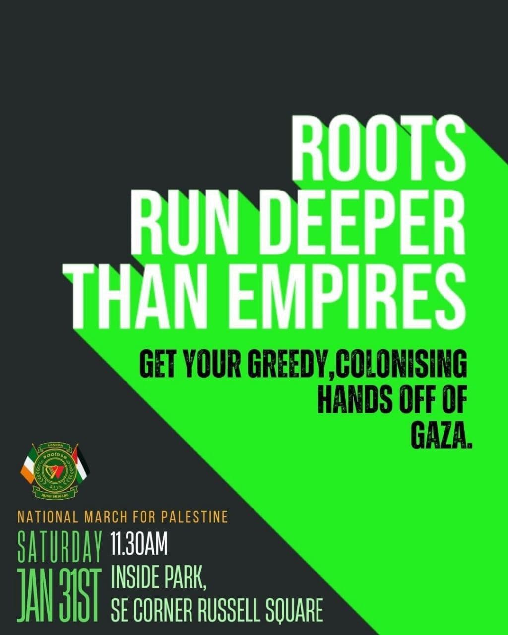 ROOTS RUN DEEPER THAN EMPIRES