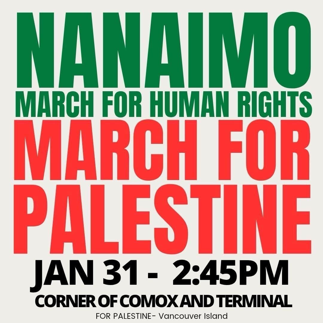 NANAIMO MARCH FOR HUMAN RIGHTS