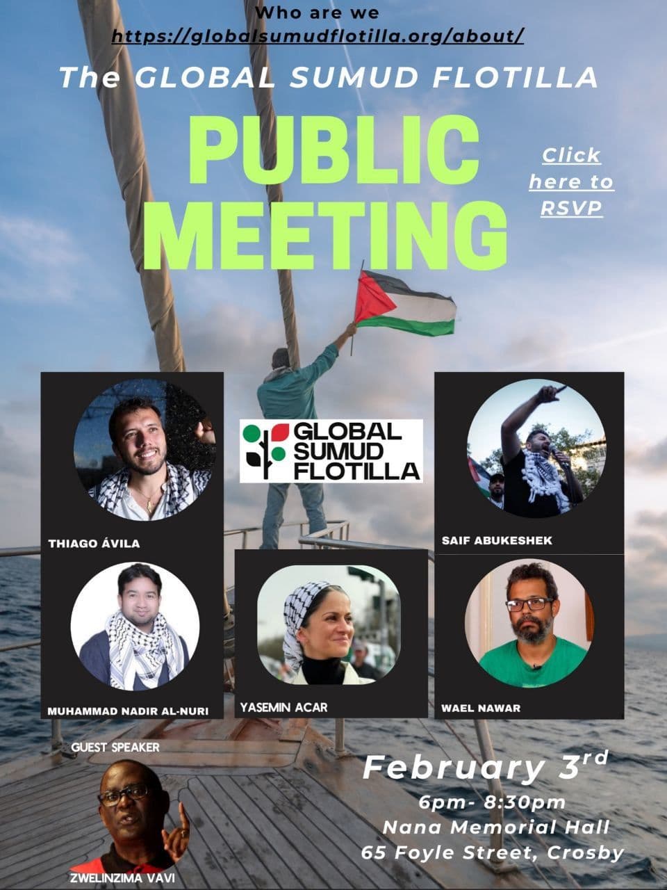 The GLOBAL SUMUD FLOTILLA PUBLIC MEETING