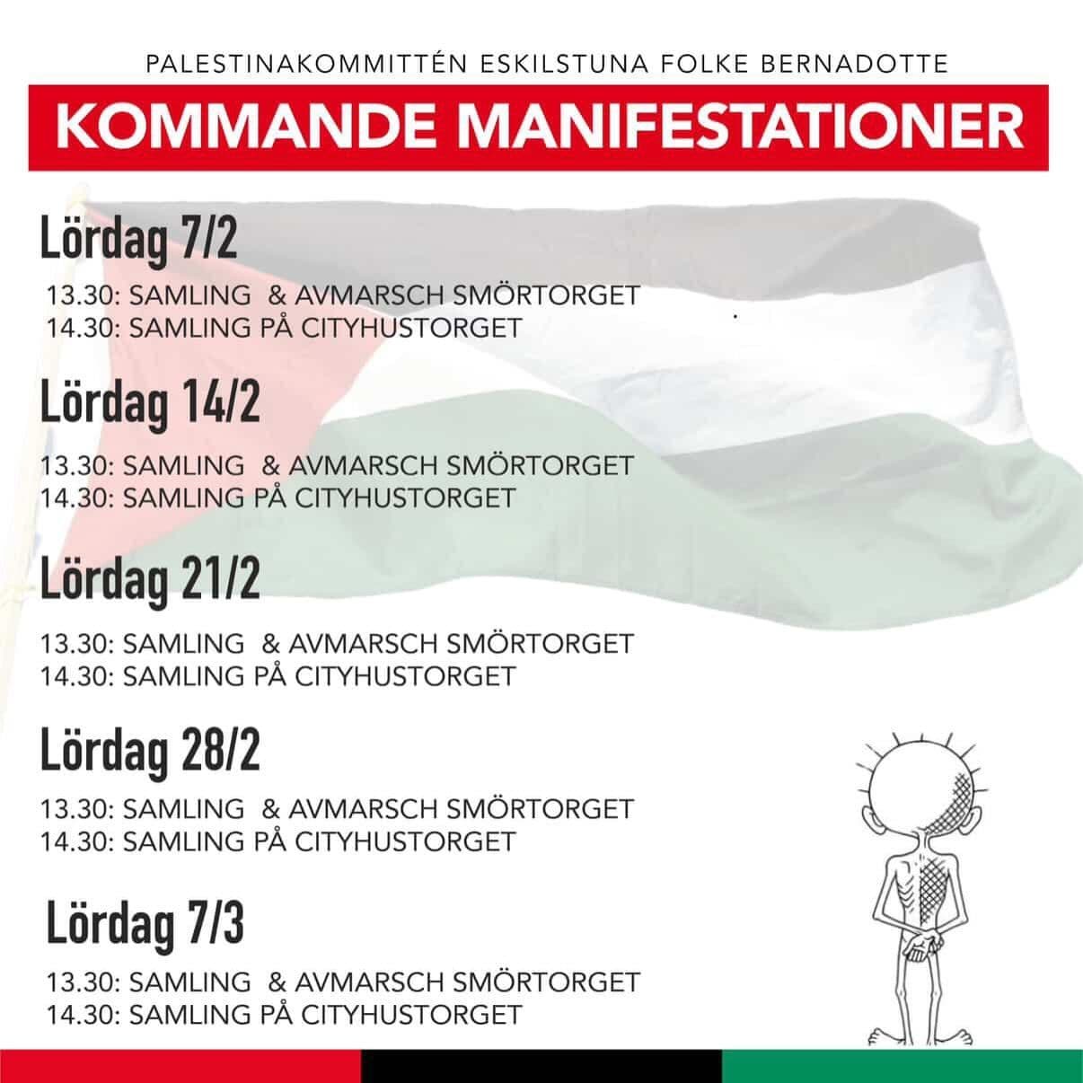 KOMMANDE MANIFESTATIONER / 14 February