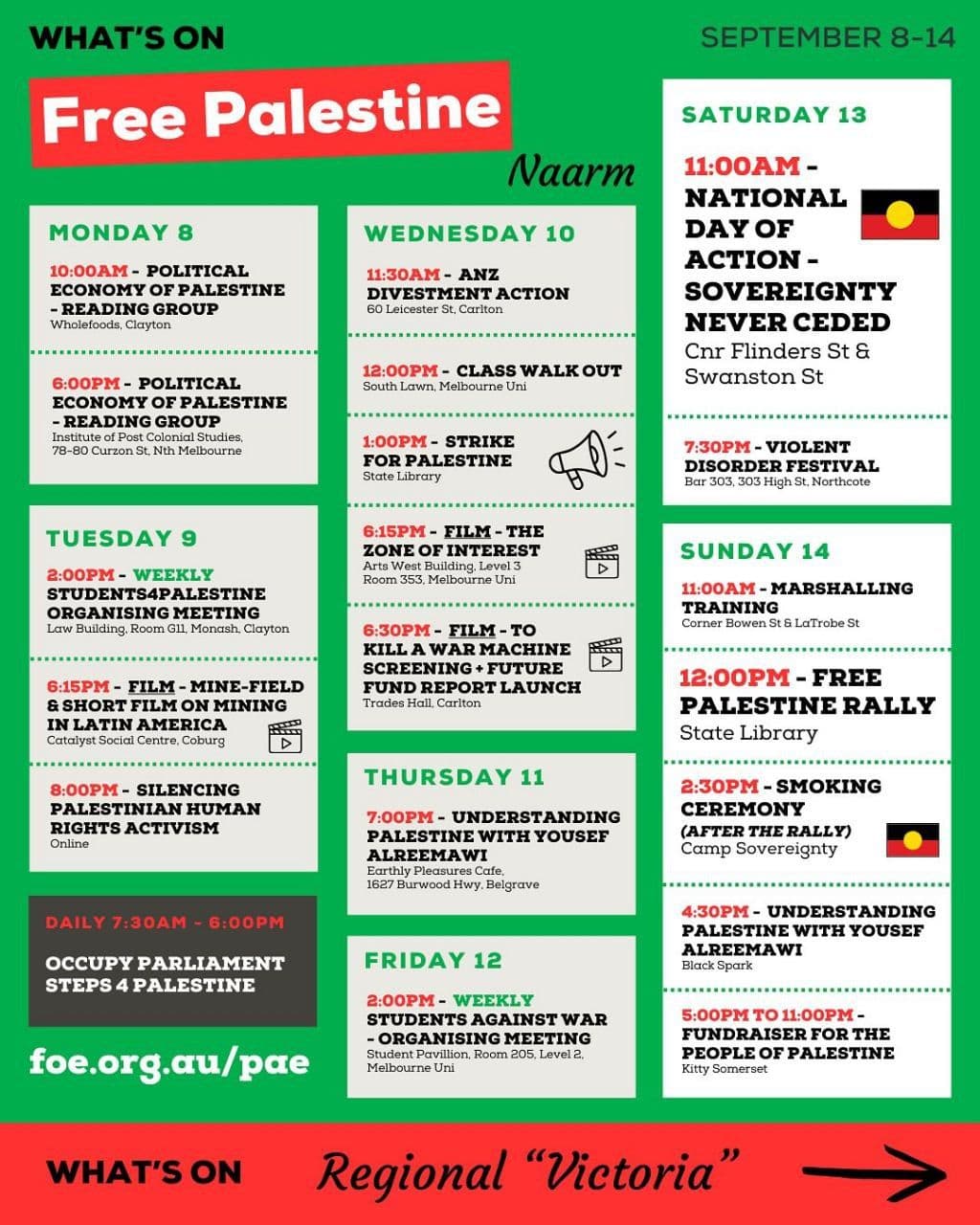 NATIONAL DAY OF ACTION - SOVEREIGNTY NEVER CEDED