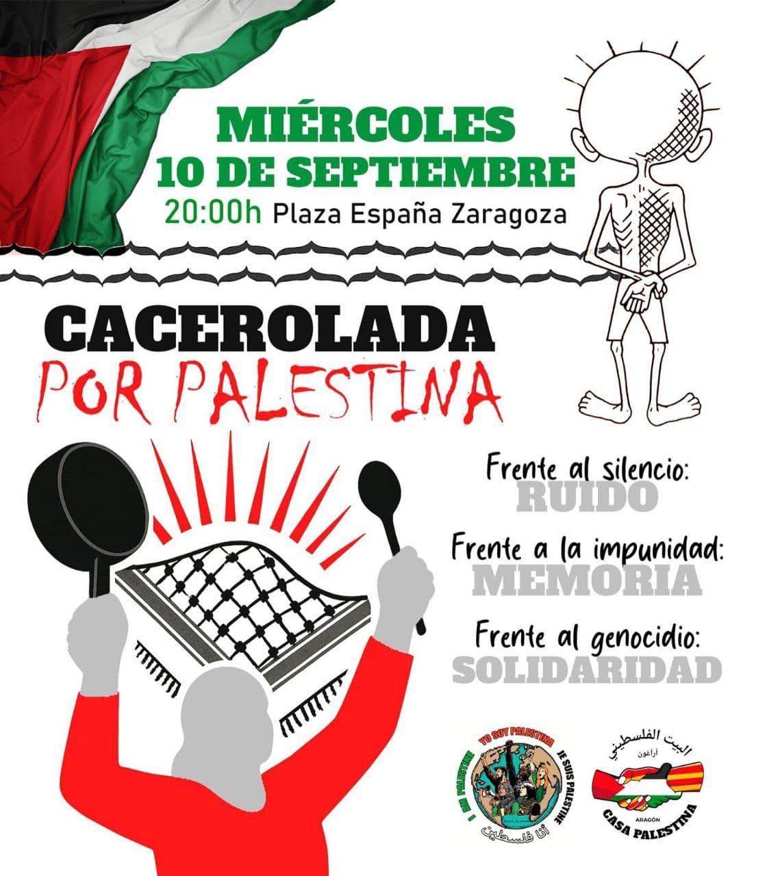 CACEROLADA POR PALESTINA
