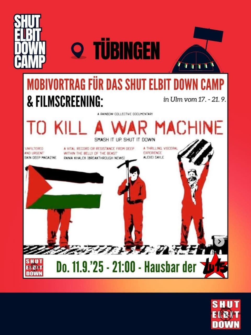 TO KILL A WAR MACHINE (Tubingen)