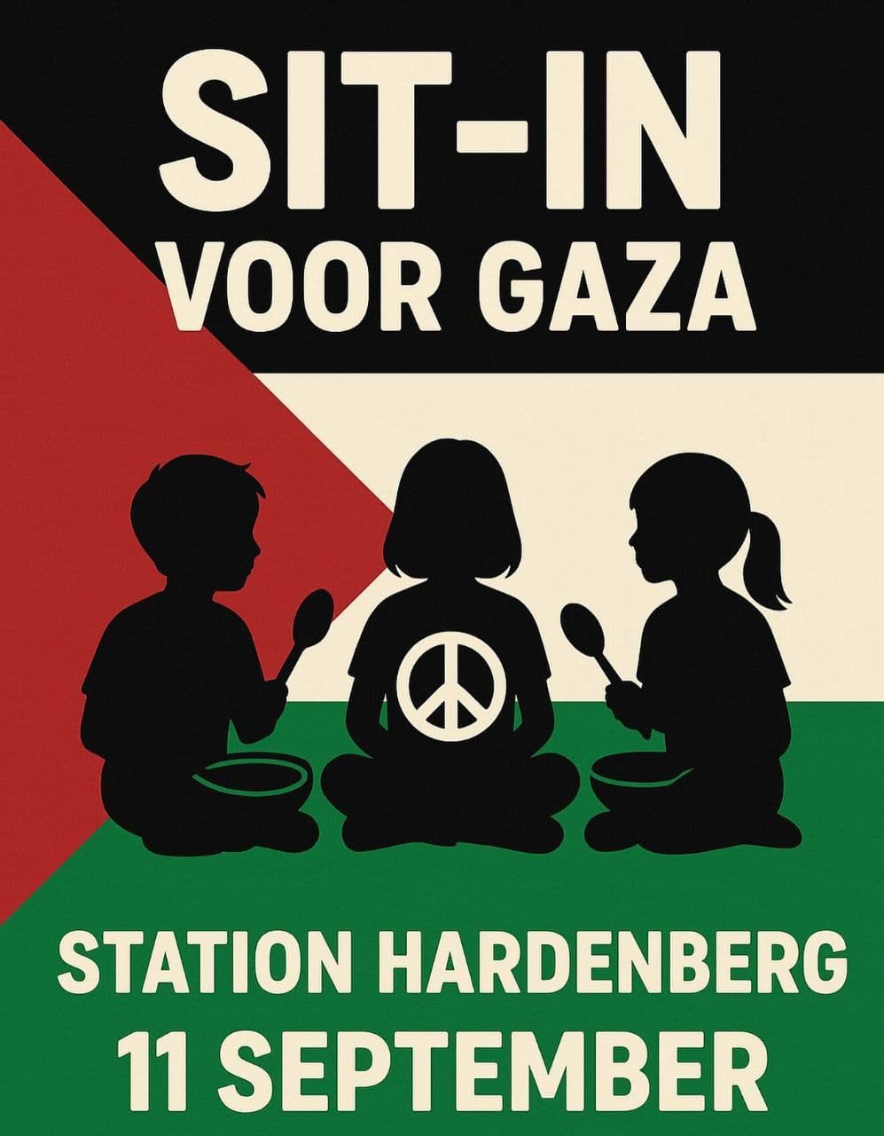 SIT-IN VOOR GAZA