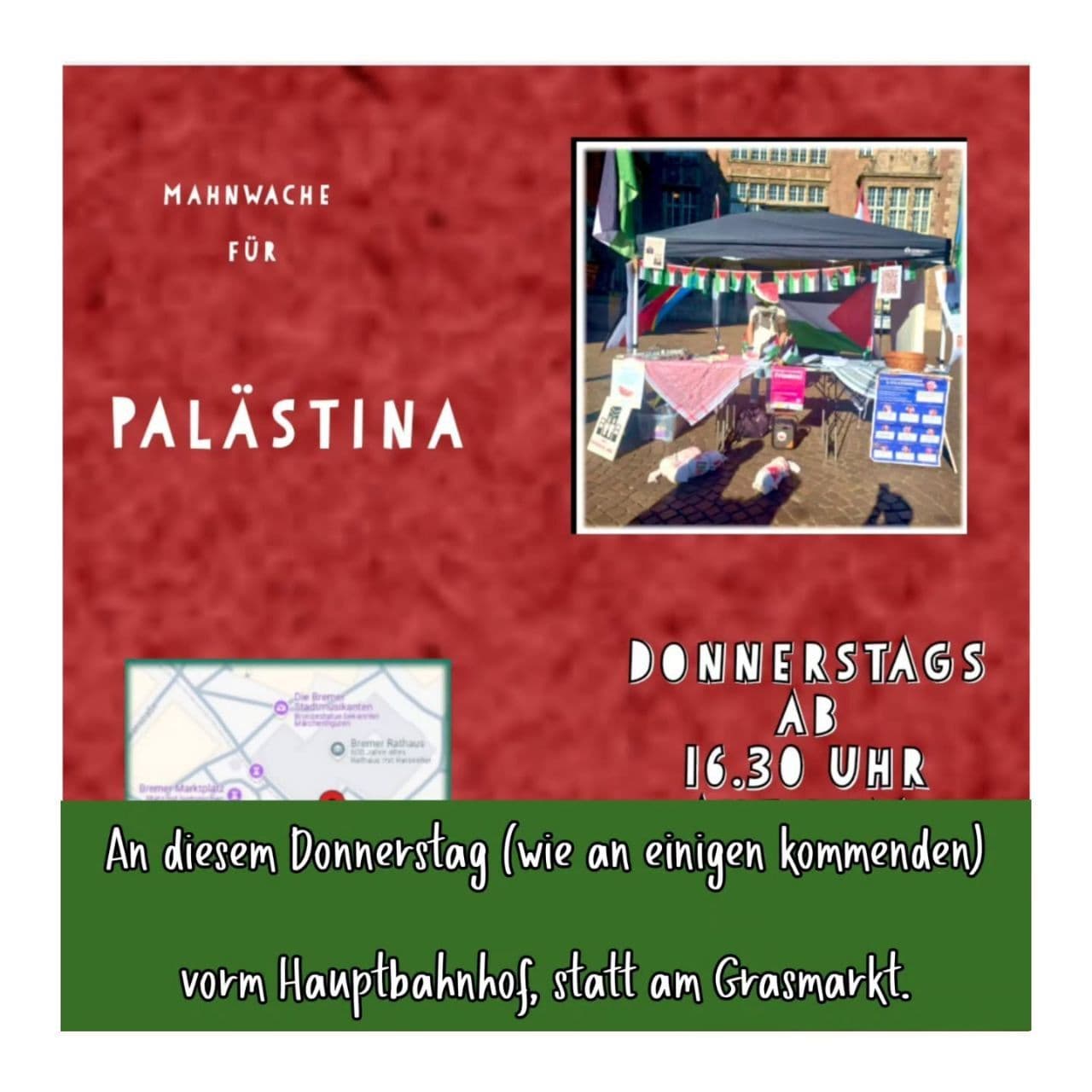 MAHNWACHE FÜR PALASTINA