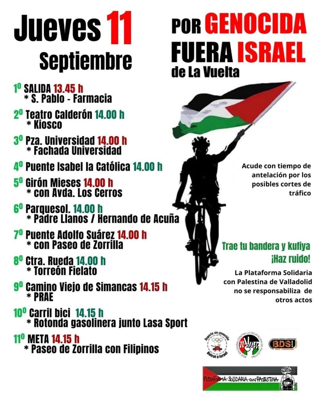 EN VALLADOLID CICLISMO SIN SIONISMO