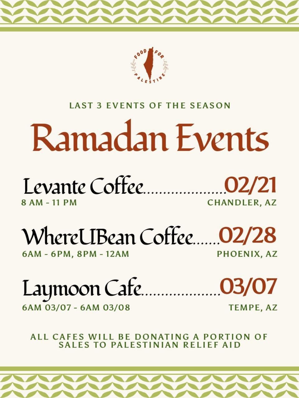 Ramadan Events / Phoenix