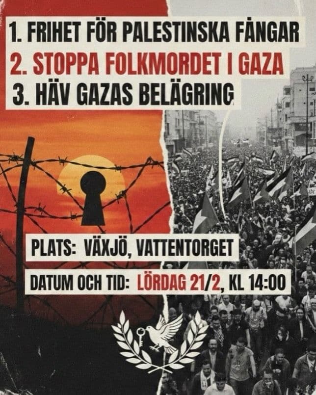 FRIHET FÖR PALESTINSKA FÄNGAR