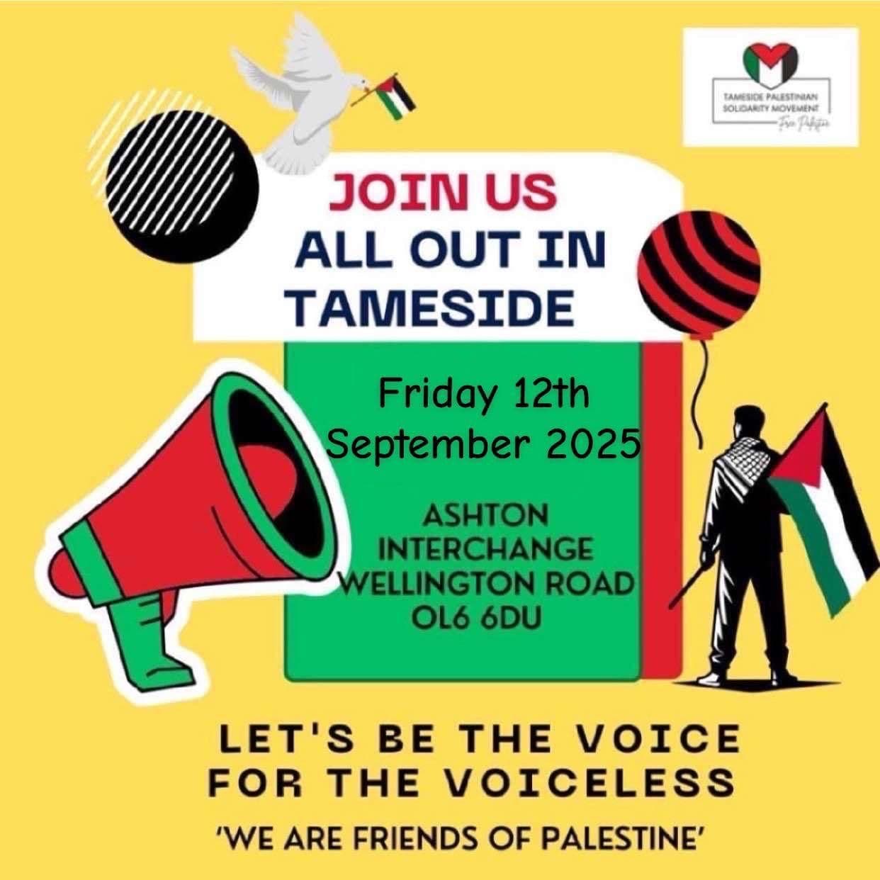 JOIN US ALL OUT IN TAMESIDE