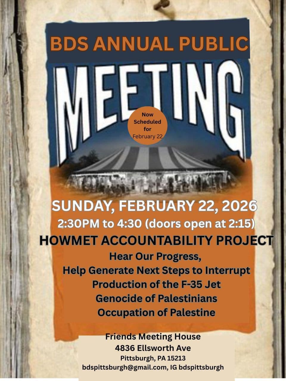BDS ANNUAL PUBLIC MEETING