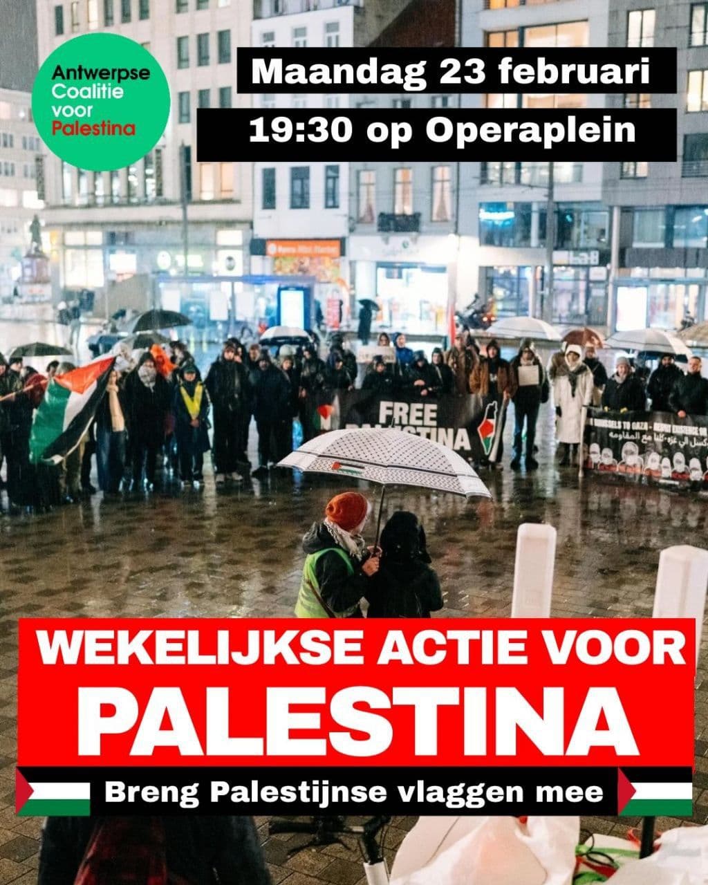 WEKELIJKSE ACTIE VOOR PALESTINA