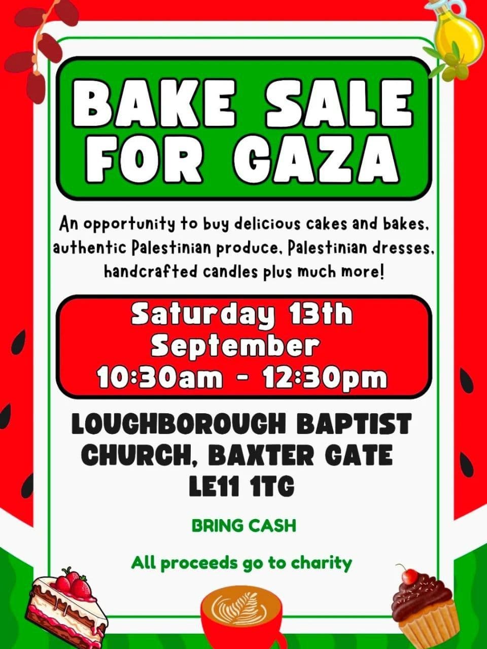 BAKE SALE FOR GAZA