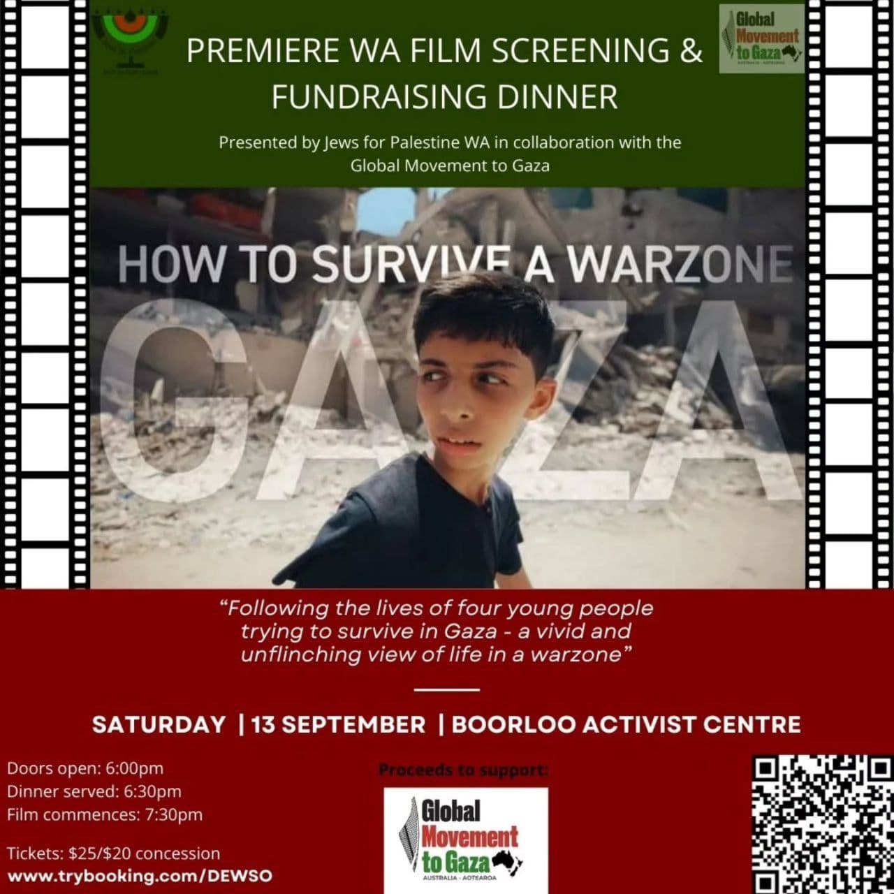 PREMIERE WA FILM SCREENING & FUNDRAISING DINNER