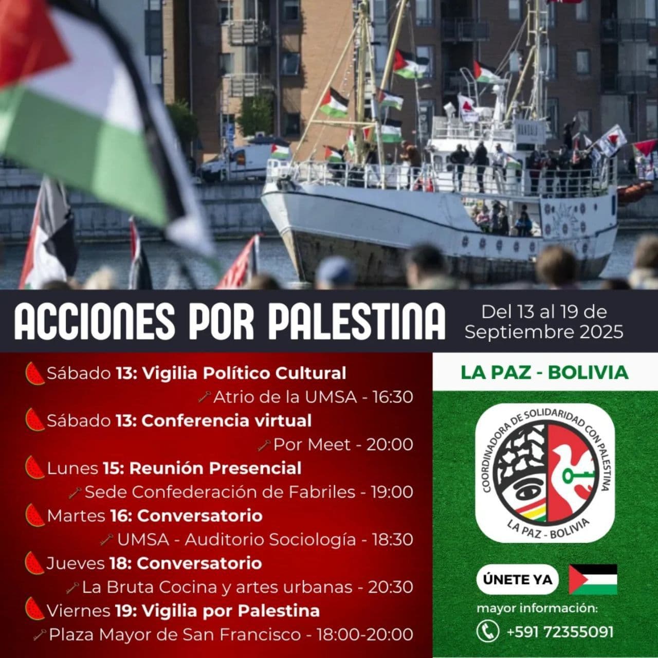 ACCIONES POR PALESTINA (Reunión Presencial)