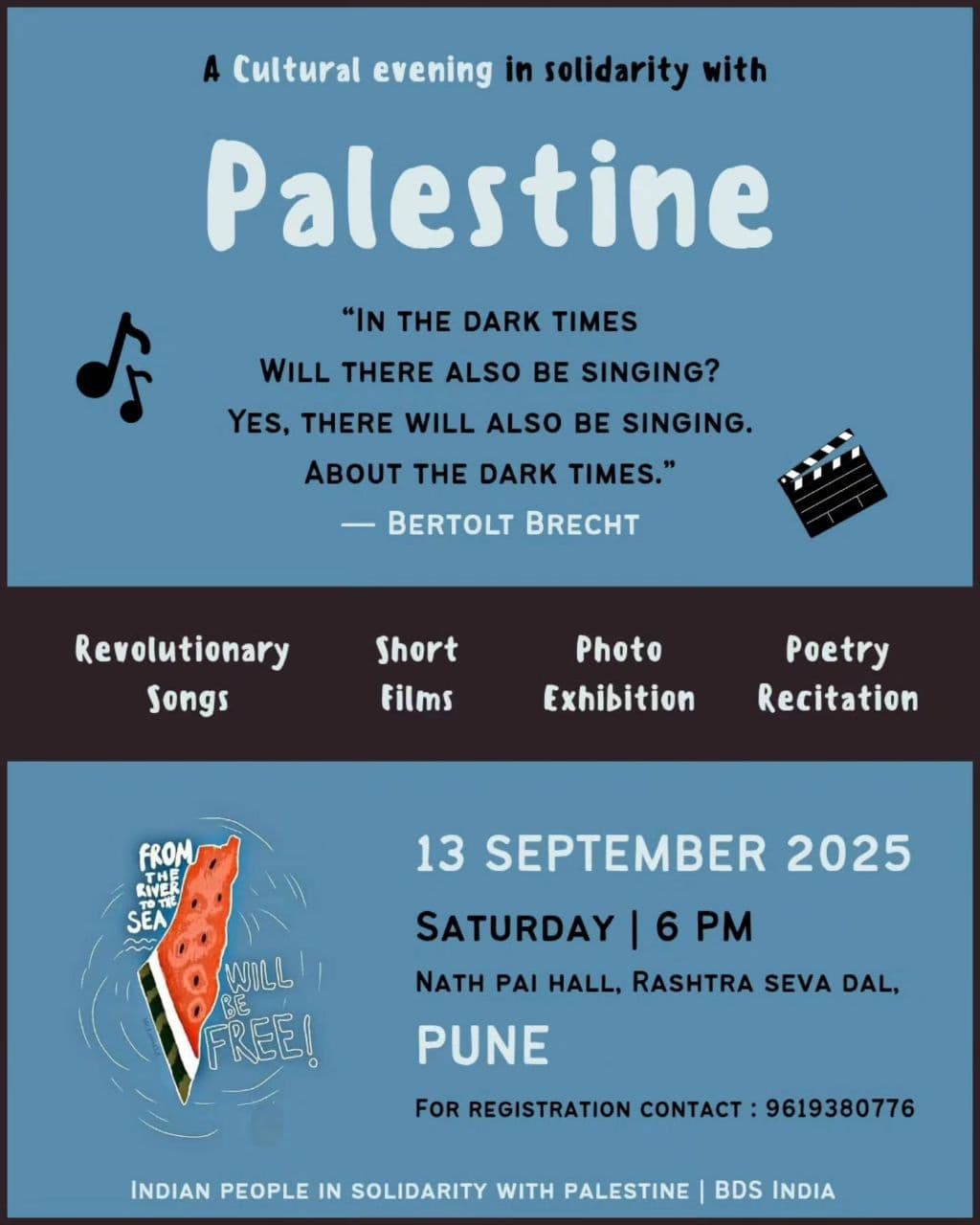 A Cultural evening in solidarity with Palestine