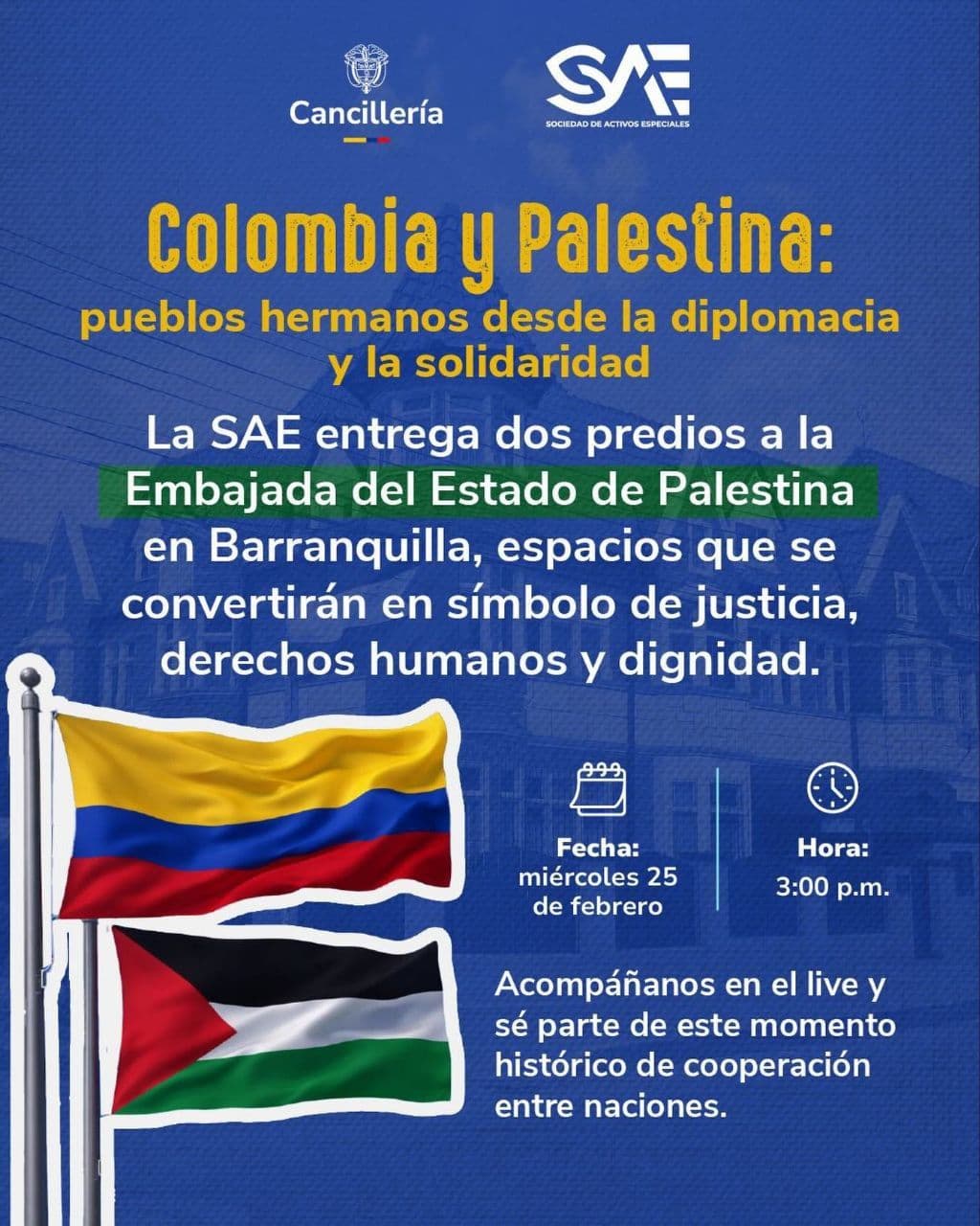 Colombia y Palestina:
