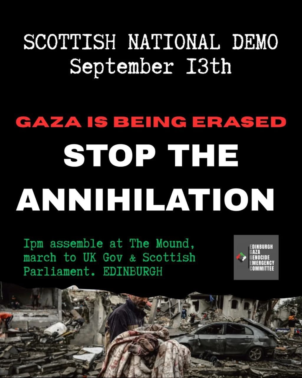 GAZA IS BEING ERASED