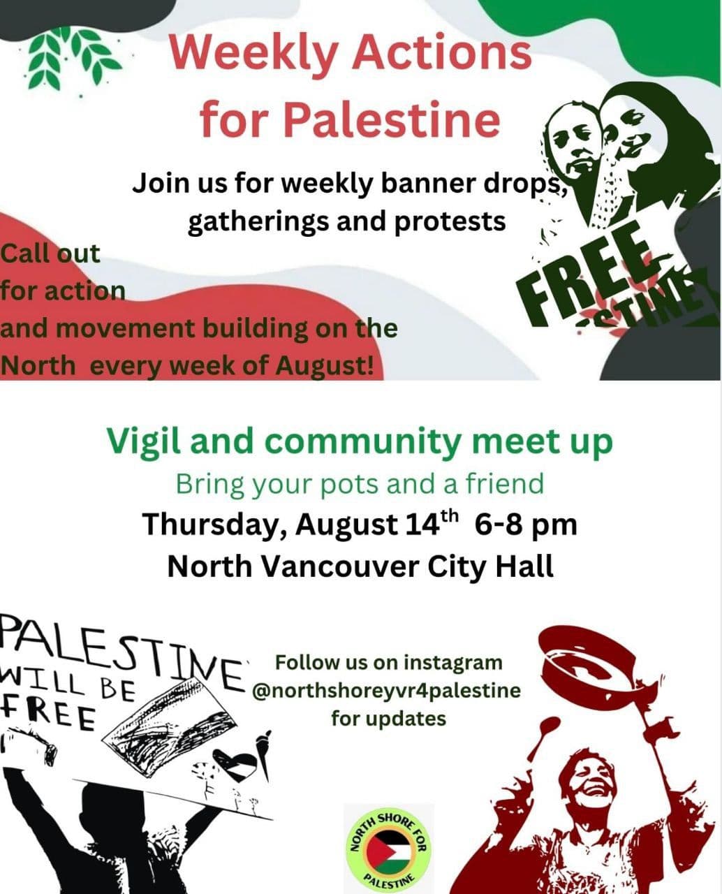 Weekly Actions for Palestine