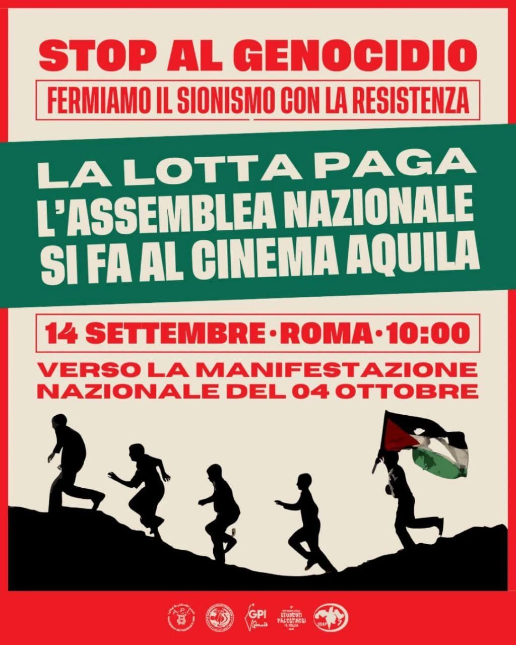LA LOTTA PAGA L'ASSEMBLEA NAZIONALE SI FA AL CINEMA AQUILA