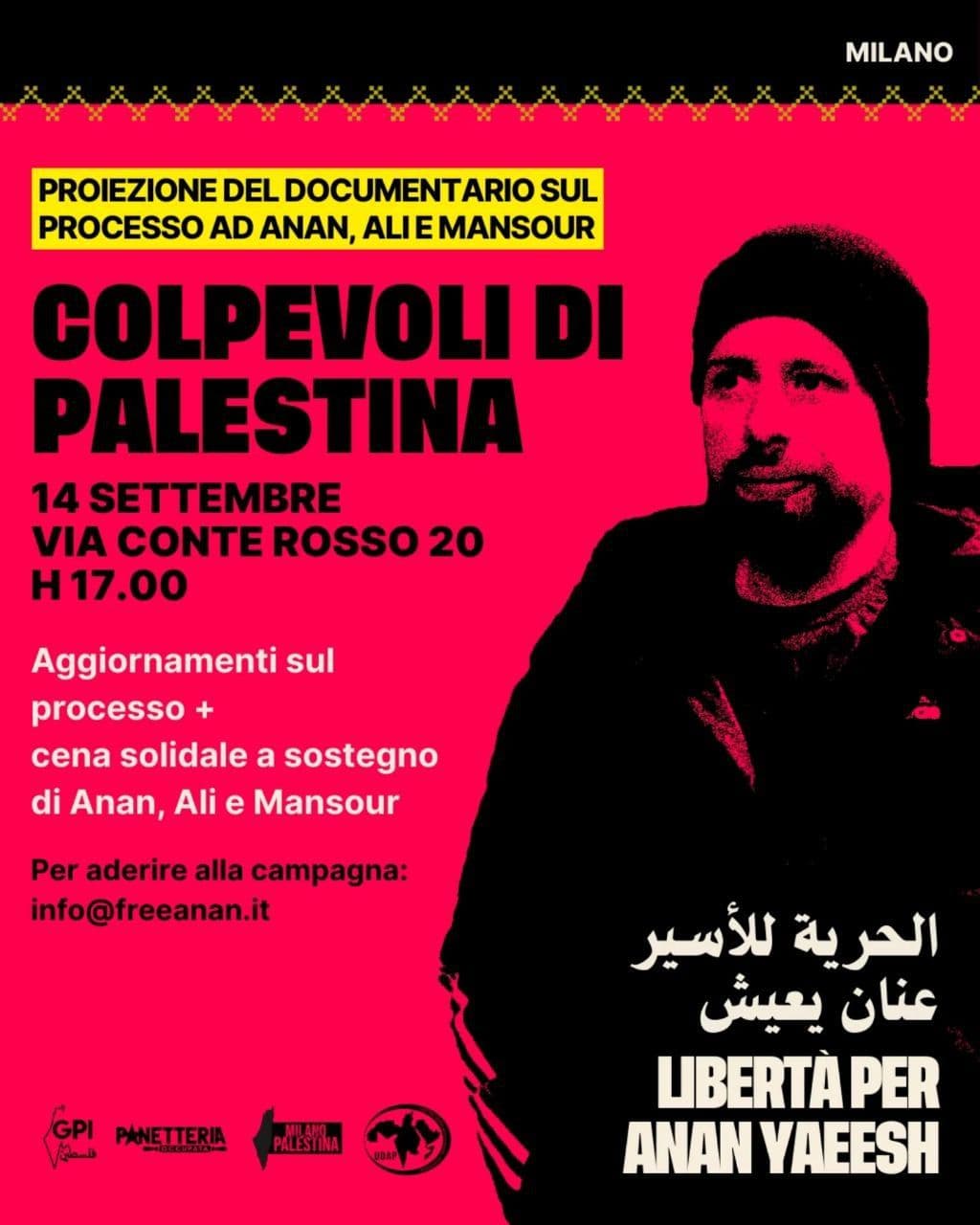 COLPEVOLI DI PALESTINA