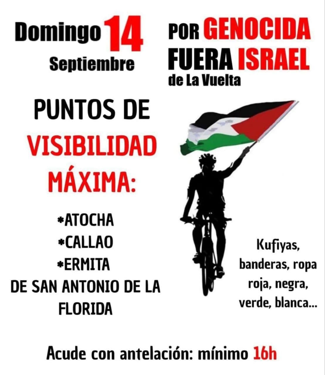 POR GENOCIDA FUERA ISRAEL