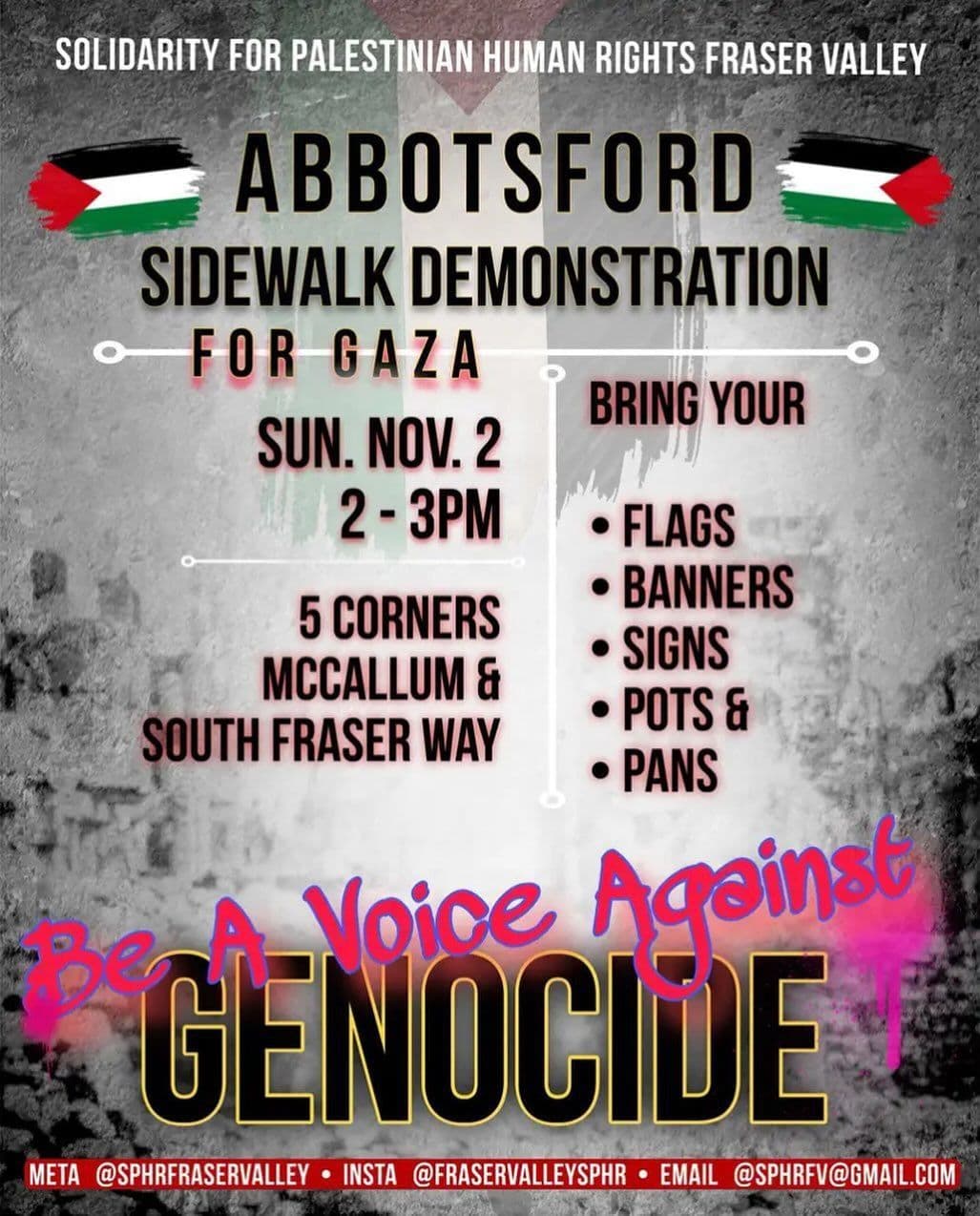 SOLIDARITY FOR PALESTINIAN HUMAN RIGHTS FRASER VALLEY