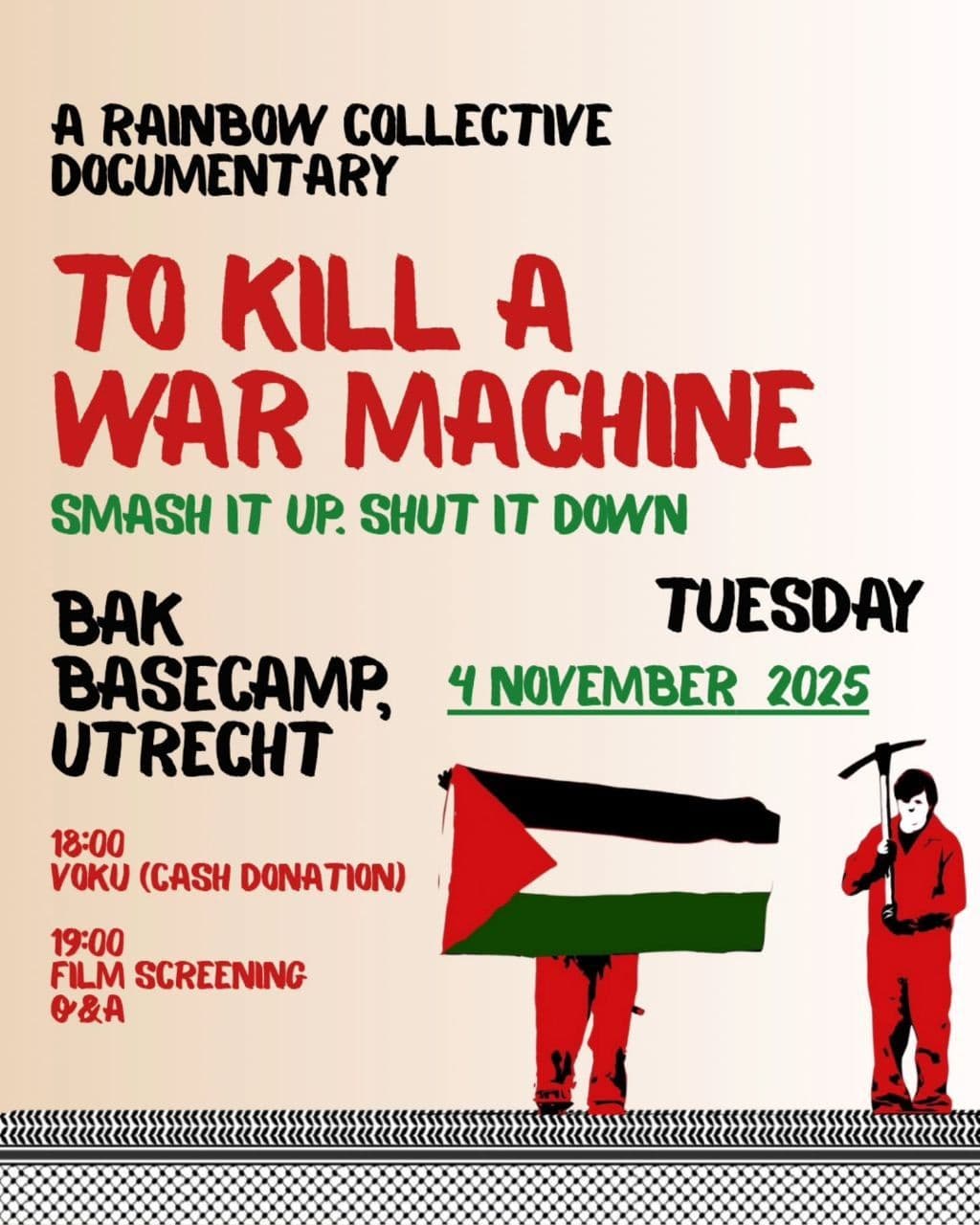 Upcoming film screening fundraiser "To Kill a War Machine"