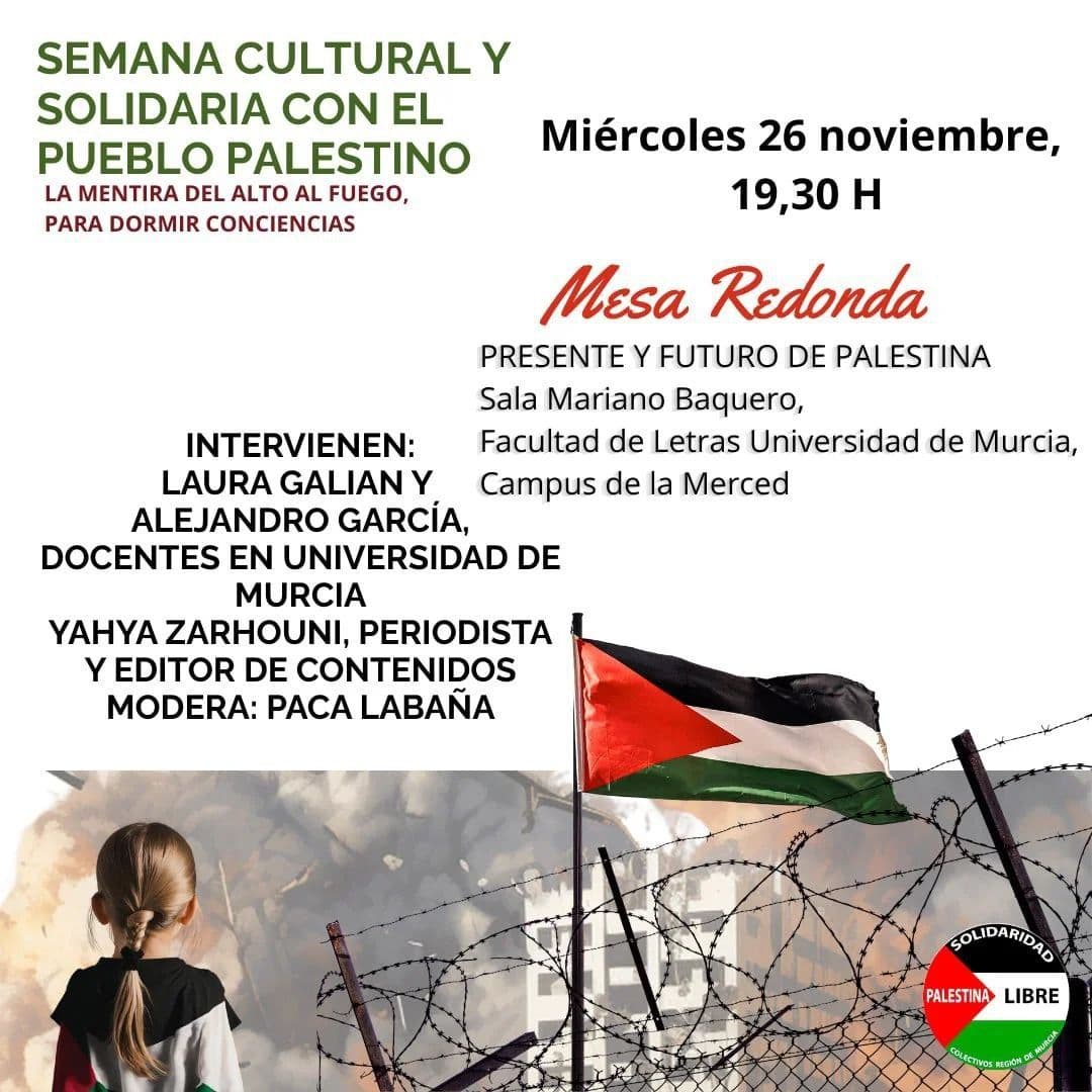SEMANA CULTURAL Y SOLIDARIA CON EL PUEBLO PALESTINO