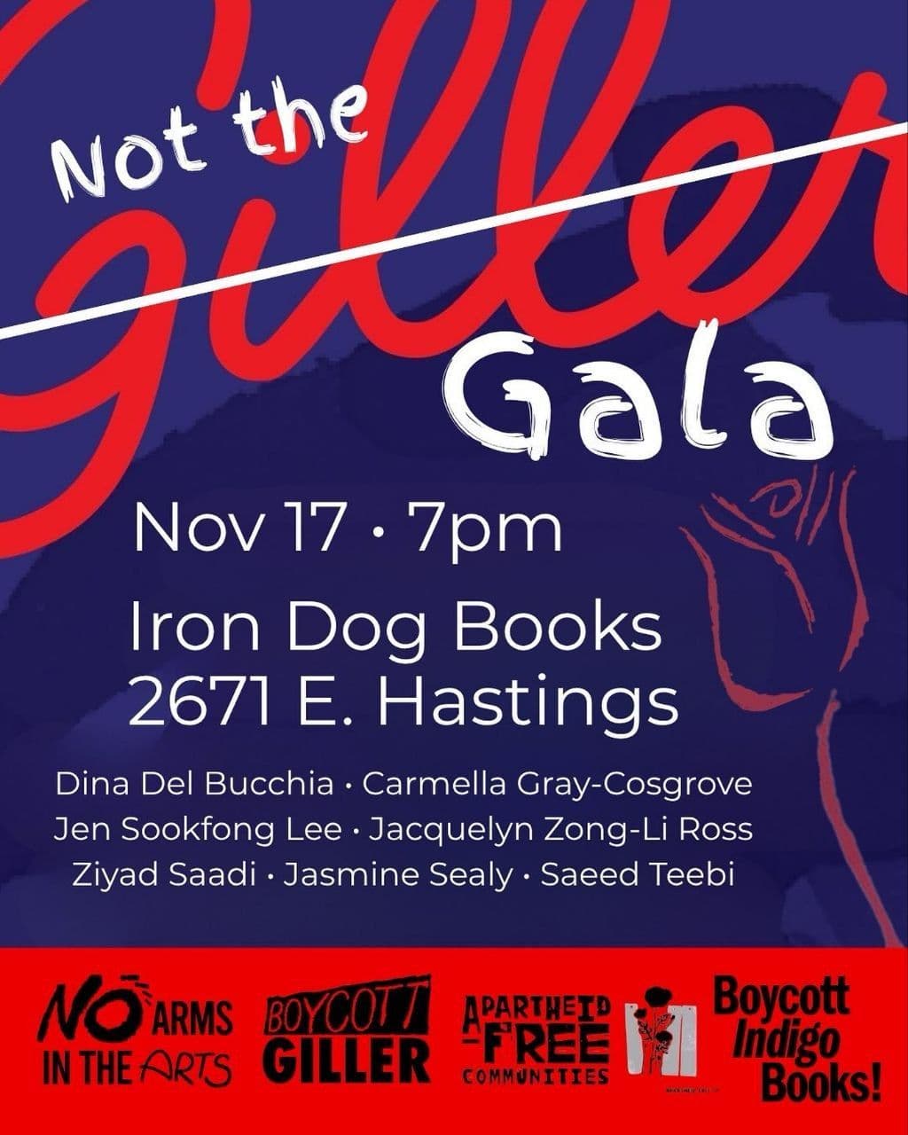 Join us for Not The Giller Gala