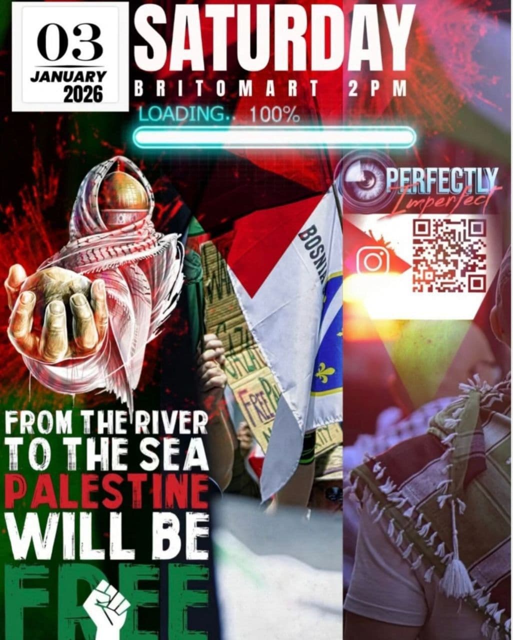 FROM THE RIVER TO THE SEA PALESTINE WILL BE