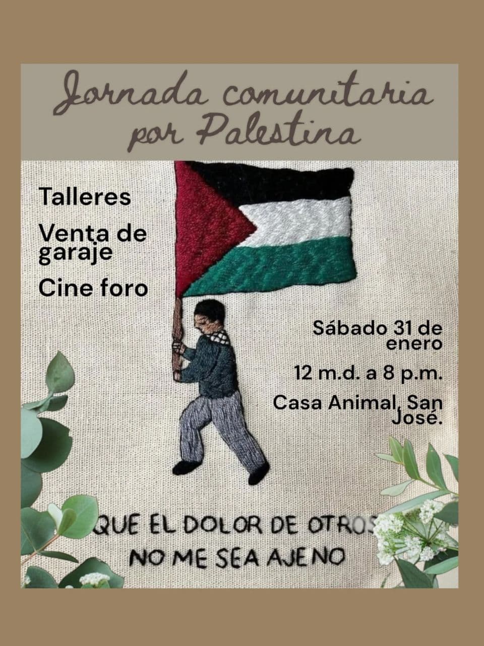 Lorrada comunitaria por Palestina