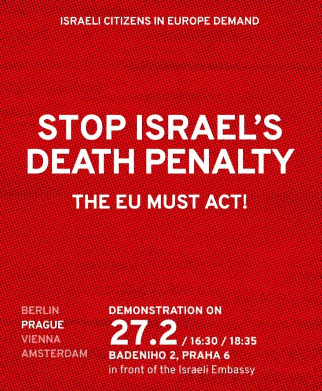 STOP ISRAEL'S DEATH PENALTY