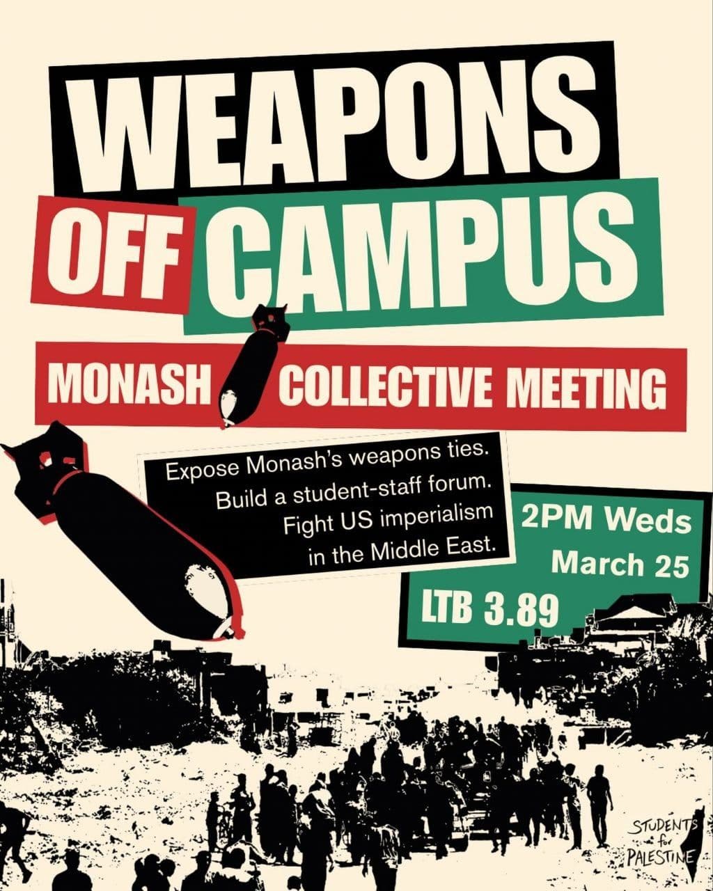 WEAPONS OFF CAMPUS